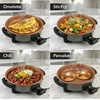 image:imageOVENTE Round Electric Skillet 115 Nonstick Frying Pan Copper SK11112CO115 Inch  Copper