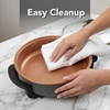 image:imageOVENTE Round Electric Skillet 115 Nonstick Frying Pan Copper SK11112CO115 Inch  Copper