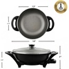 image:imageOVENTE Round Electric Skillet 115 Nonstick Frying Pan Copper SK11112CO13 Inch  Black