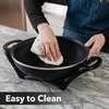 image:imageOVENTE Round Electric Skillet 115 Nonstick Frying Pan Copper SK11112CO13 Inch  Black