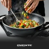 image:imageOVENTE Round Electric Skillet 115 Nonstick Frying Pan Copper SK11112CO13 Inch  Black
