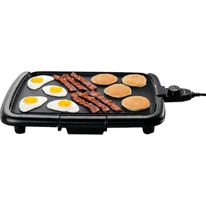 image:imageOVENTE Electric Griddle with 16 x 10 Inch NonStick Plate Blue GD1610LBLBlack