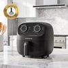 image:imageOVENTE 2 Qt Compact Air Fryer for 12 People 900W Power Black FAM18900BFAM18900B  Black