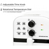 image:imageOVENTE 2 Qt Compact Air Fryer for 12 People 900W Power Black FAM18900BFAM21101W  White