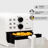 image:imageOVENTE 2 Qt Compact Air Fryer for 12 People 900W Power Black FAM18900BFAM21101W  White