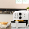 image:imageOVENTE 2 Qt Compact Air Fryer for 12 People 900W Power Black FAM18900BFAM21101W  White