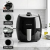 image:imageOVENTE 32 Qt Compact Air Fryer wAdjustable Temperature Black FAM11320B