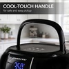image:imageOVENTE 32 Qt Compact Digital Air Fryer 1400W Power Black FAD61302BBlack