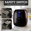 image:imageOVENTE 32 Qt Compact Digital Air Fryer 1400W Power Black FAD61302BBlack