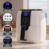 image:imageOVENTE 32 Qt Compact Digital Air Fryer 1400W Power Black FAD61302BWhite