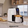 image:imageOVENTE 32 Qt Compact Digital Air Fryer 1400W Power Black FAD61302BWhite