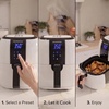 image:imageOVENTE 32 Qt Compact Digital Air Fryer 1400W Power Black FAD61302BWhite