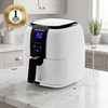 image:imageOVENTE 32 Qt Compact Digital Air Fryer 1400W Power Black FAD61302BWhite