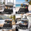 image:imageOVENTE Collapsible Soft Cooler Bag Insulated Lunch Bag Green CCBI024GGBlack