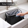image:imageOVENTE Collapsible Soft Cooler Bag Insulated Lunch Bag Green CCBI024GGBlack