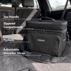 image:imageOVENTE Collapsible Soft Cooler Bag Insulated Lunch Bag Green CCBI024GGBlack