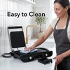 image:imageOVENTE Electric 2 in 1 Indoor Grill  Griddle Combo 1500W Black GDG222B