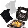 image:imageOVENTE Electric Deep Fryer 2L Capacity 1500W Copper FDM2201COACPFDM1503  Black and White