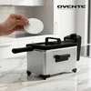 image:imageOVENTE Electric Deep Fryer 2L Capacity 1500W Copper FDM2201COACPFDM2203  Black and White