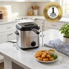 image:imageOVENTE Electric Deep Fryer 2L Capacity 1500W Copper FDM2201COFDM1501BR  Silver
