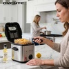image:imageOVENTE Electric Deep Fryer 2L Capacity 1500W Copper FDM2201COFDM1501BR  Silver