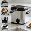 image:imageOVENTE Electric Deep Fryer 2L Capacity 1500W Copper FDM2201COFDM1501BR  Silver
