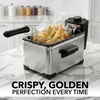 image:imageOVENTE Electric Deep Fryer 2L Capacity 1500W Copper FDM2201COFDM2201BR  Silver