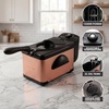 image:imageOVENTE Electric Deep Fryer 2L Capacity 1500W Copper FDM2201COFDM2201CO  Copper
