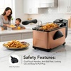 image:imageOVENTE Electric Deep Fryer 2L Capacity 1500W Copper FDM2201COFDM2201CO  Copper