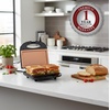 image:imageOVENTE Electric Panini Press Grill 750W Nonstick Plates Copper GP0110COGP0110CO
