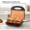image:imageOVENTE Electric Panini Press Grill 750W Nonstick Plates Copper GP0110COGP0110CO