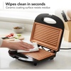 image:imageOVENTE Electric Panini Press Grill 750W Nonstick Plates Copper GP0110COGP0110CO