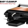 image:imageOVENTE Electric Panini Press Grill 750W Nonstick Plates Copper GP0110COGP0620CO