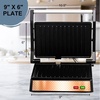 image:imageOVENTE Electric Panini Press Grill 750W Nonstick Plates Copper GP0110COGP0620CO