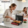 image:imageOVENTE Electric Panini Press Grill 750W Nonstick Plates Copper GP0110COGP0620R