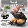image:imageOVENTE Electric Panini Press Grill 750W Nonstick Plates Copper GP0110COGPS401B