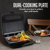image:imageOVENTE Electric Panini Press Grill with Nonstick Plates LED Lights Thermostat Control amp OVENTE Electric Griddle with 16 x 10 Inch Flat NonStick Cooking Surface Adjustable Thermostat