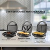 image:imageOVENTE Electric Sandwich Maker Panini Press amp Waffle Iron Set with Immersion Hand Blender Food Chopper amp Mixing Beaker Black