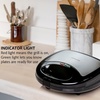 image:imageOVENTE Electric Sandwich Maker Panini Press amp Waffle Iron Set with Immersion Hand Blender Food Chopper amp Mixing Beaker Black