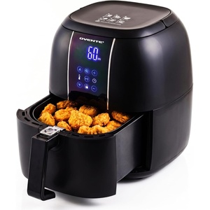 image:imageOVENTE 32 Qt Compact Digital Air Fryer 1400W Power Black FAD61302BBlack