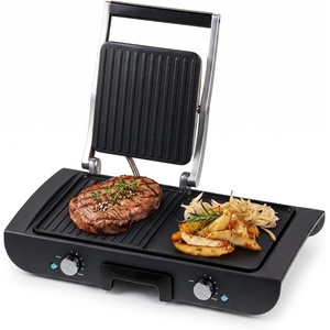 image:imageOVENTE Electric 2 in 1 Indoor Grill  Griddle Combo 1500W Black GDG222B