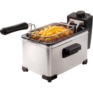 image:imageOVENTE Electric Deep Fryer 2L Capacity 1500W Copper FDM2201COFDM2201BR  Silver
