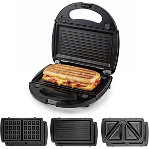 image:imageOVENTE Electric Panini Press Grill 750W Nonstick Plates Copper GP0110COGPI202B