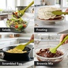 image:imageOVENTE 5 Pieces Silicone Spatula Set 500F Heat Resistant Orange SP12305OGreen