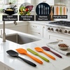image:imageOVENTE 5 Pieces Silicone Spatula Set 500F Heat Resistant Orange SP12305OMulticolor