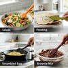 image:imageOVENTE 5 Pieces Silicone Spatula Set 500F Heat Resistant Orange SP12305OMulticolor