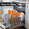 image:imageOVENTE 5 Pieces Silicone Spatula Set 500F Heat Resistant Orange SP12305OOrange
