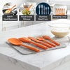 image:imageOVENTE 5 Pieces Silicone Spatula Set 500F Heat Resistant Orange SP12305OOrange