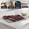 image:imageOVENTE 5 Pieces Silicone Spatula Set 500F Heat Resistant Orange SP12305ORed