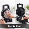 image:imageOVENTE Belgian Waffle Maker 1000W 180 Rotating Function Black WMF1440BRBlack